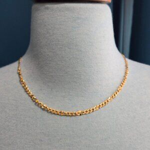 ✨ MAYAMAR 24K Gold Plated Chain Necklace | 17" w/box